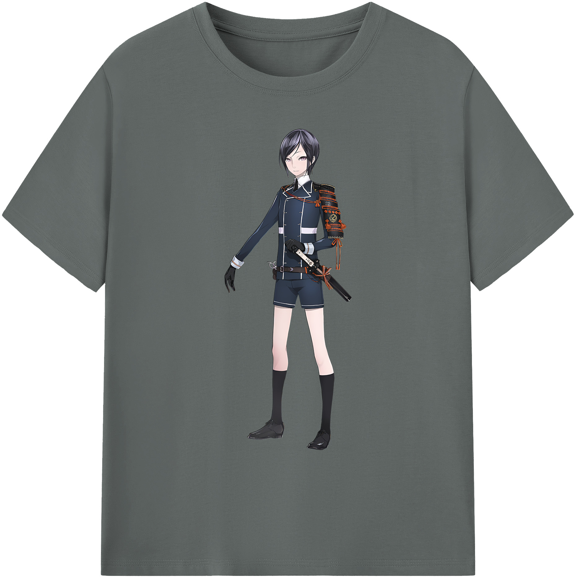 （画像用） 刀剣乱舞 Touken Ranbu 綿100％ メンズ半袖Tシャツ｜肌触りやわらか＆通気性